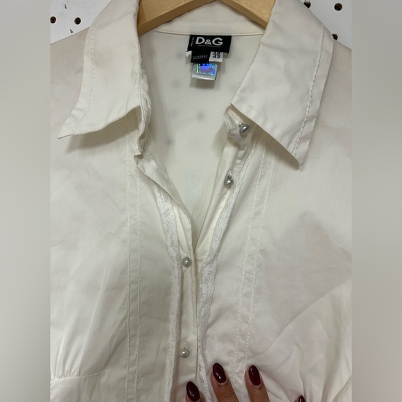 Dolce & Gabbana White Button-Up Shirt - Picture 3 of 7